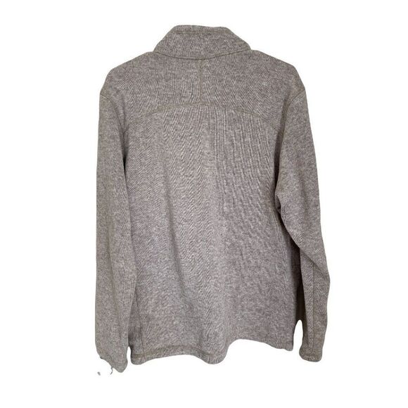 Quarter Zip Tan Eddie Bauer Sweater (Large) - Picture 3 of 5